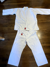Men's Karate Uniform Sz XL made by GTMA Goldentiger White