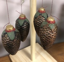 Christmas glitter pinecone Ornaments
