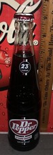 DR PEPPER 23 FLAVORS MADE WITH CANE SUGAR 12 OUNCE GLASS BOTTLE