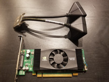 Dell Nvidia Quadro NVS 420 512MB GPU full height PCIe x16 0K722J w/ 4 splitter