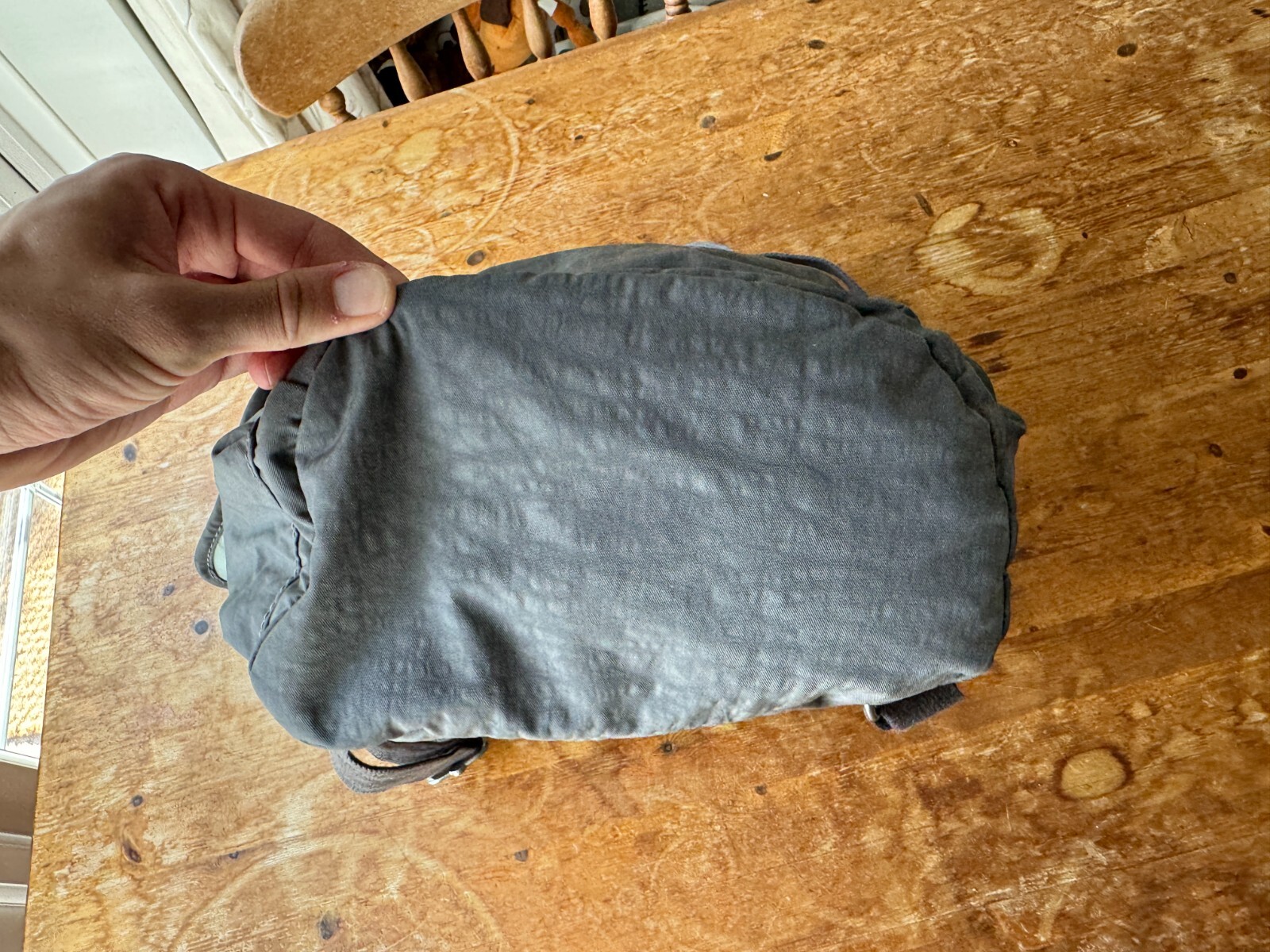 KIPLING GREY HANDBAG RUCKSACK BACKPACK MONKEY TEX… - image 6