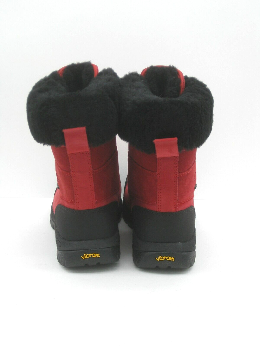 UGG BUTTE WINTER MEN BOOTS LEATHER SAMBA RED /BLACK US 8 /UK  display picture 1