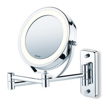 Image of Beurer Illuminated Cosmetic Mirror 2 in 1 Wall-Mounted & Standing Mirror BS59