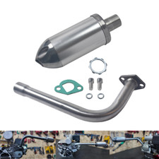 Exhaust Muffler Pipe Kit For Predator 212cc 196cc 6.5HP Gas Mini Bike Go Kart