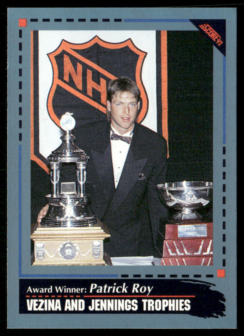 Patrick Roy 1992-93 Score Canadian #527 Montreal Canadiens