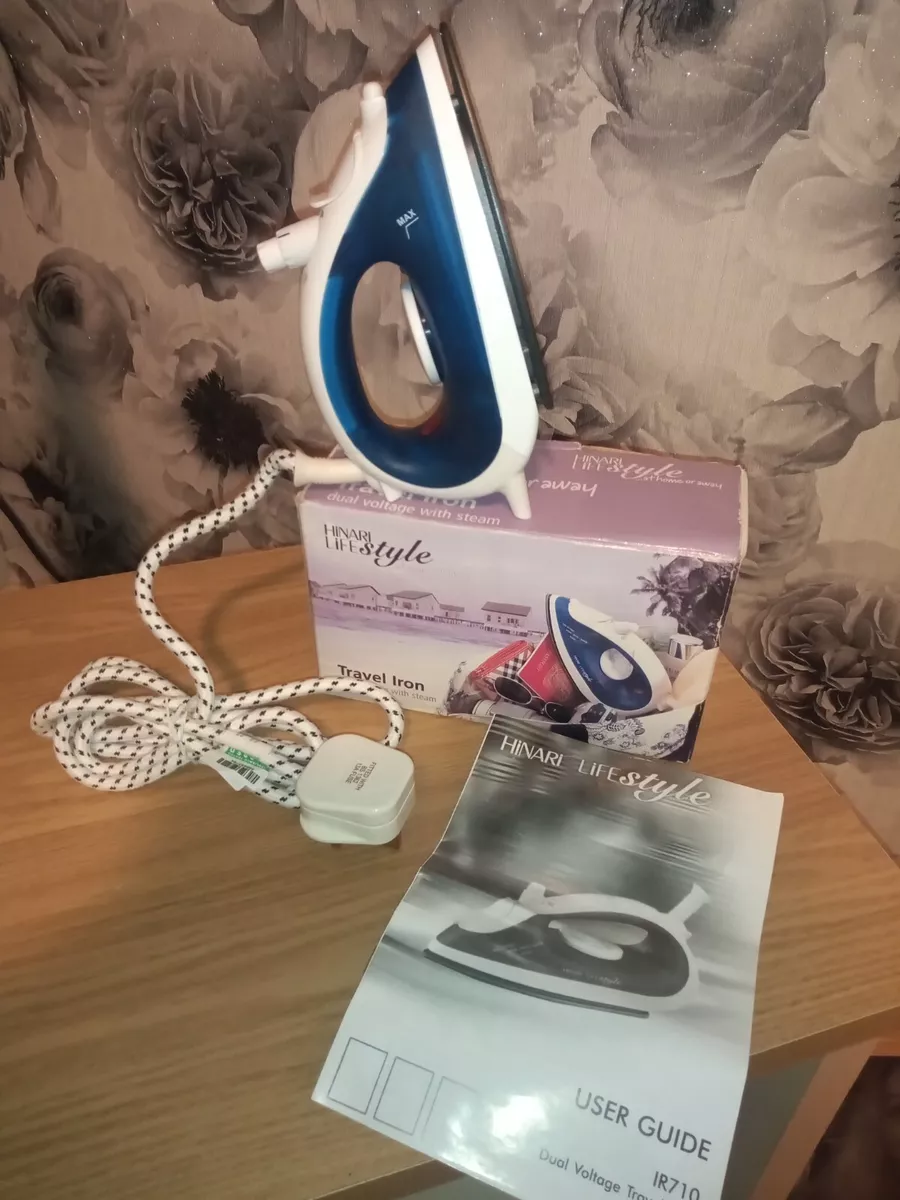 Hinari Lifestyle ir710 travel iron with steam Pat tested eBay