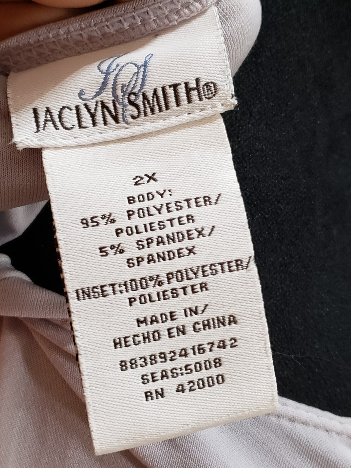 Jaclyn Smith Women Gray Solid Polyester Cowl Neck… - image 8