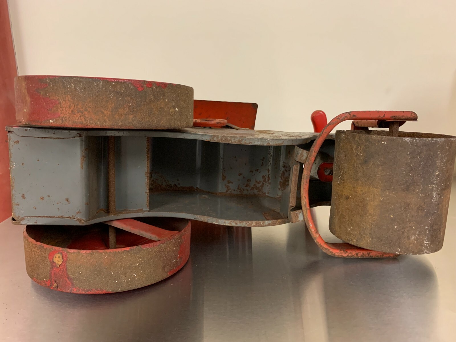 Antique 1920s Toy Keystone Ride Em Steam Roller Steel Original Ride On ...