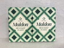 Maldon Sea Salt Flakes 125G Box Lot Of 2 Master Salt Makers 03/2027 New Sealed