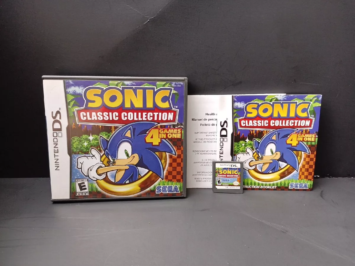 Sonic Classic Collection (Nintendo DS, 2010) complete in box SEGA  10086670356