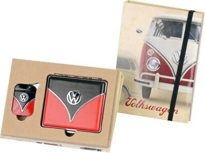 Lot 20 Kingsize Étui à Cigarettes VW Avec Briquet/ Étrier/ 2 Couleurs /  Étui
