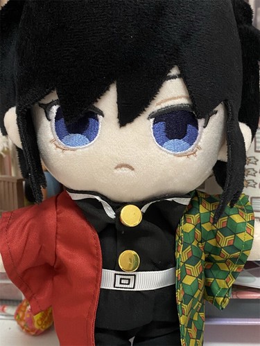 Anime Demon Slayer Tomioka Giyuu 20cm Plush Stuffed Doll Toy with Clothes - Picture 2 of 6
