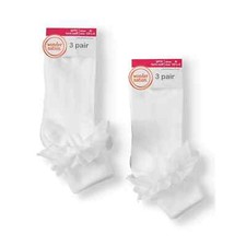 Wonder Nation Girls Lace Dress Socks 9-Pack, 6-18Months,White