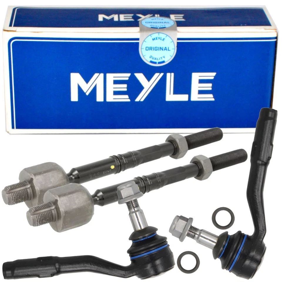 2x MEYLE 3160310017/HD Spurstange + Spurstangenköpfe für BMW 5 E60 E61 6 E63 E64