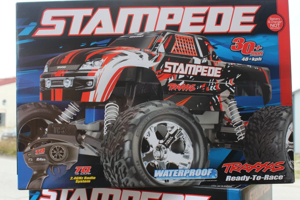 Traxxas TRX 36054 -4 orange Stampede ARTR Brushed RC Monster Truck 1:10 2WD  NEU - Bild 2 von 4