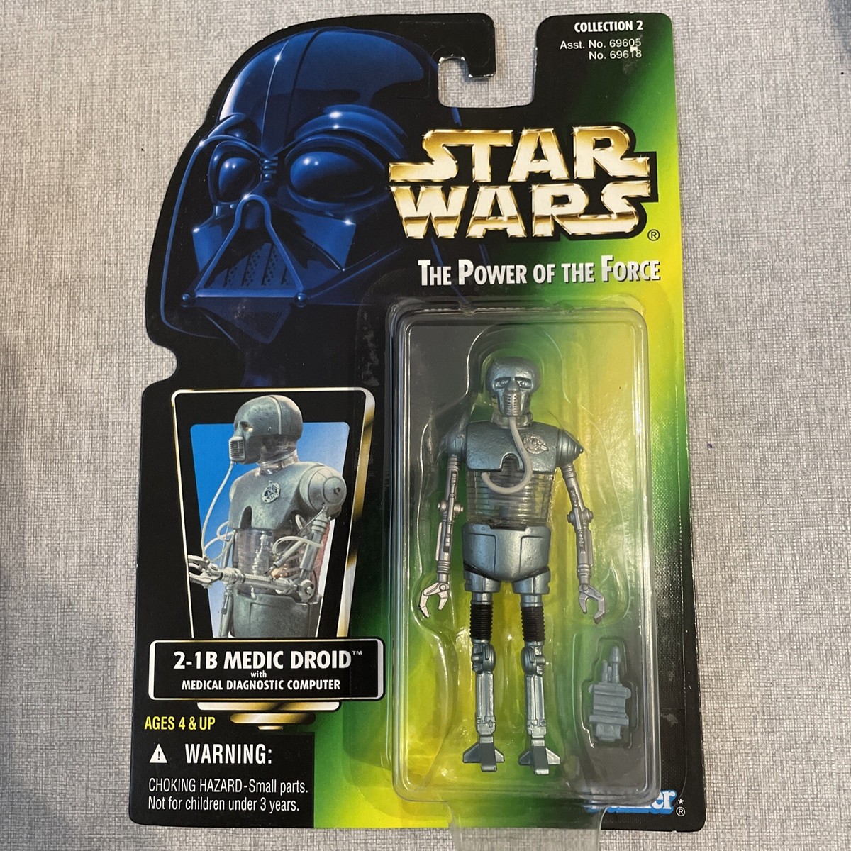 STAR WARS POTF POWER OF THE FORCE KENNER 1996 2-1B MEDICAL DROID