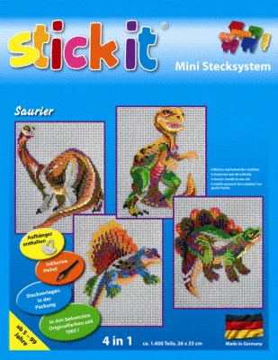 STICK IT® Mini Stecksystem Saurier 4 in 1 ca. 1.600 Teile Nr. 41190