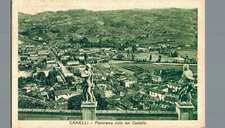 Asti Canelli panorama visto dal Castello  F. piccolo  spedita