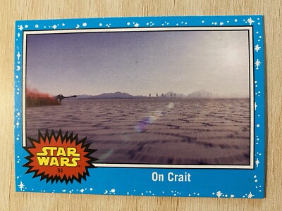 2017 Topps Star Wars Journey to The Last Jedi BLUE #94 On Crait
