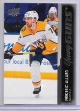 FREDERIC ALLARD 2021-22 UPPER DECK # 2 YOUNG GUNS RC/SHL