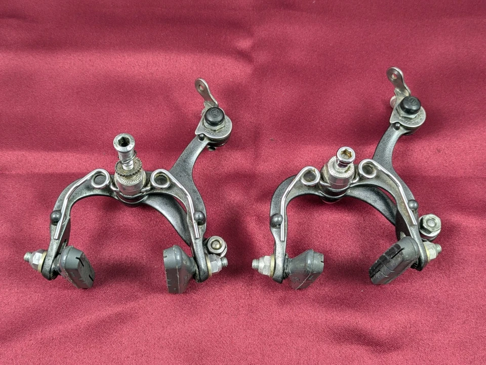 Modolo Green Stripe Brake Set F&R Anodized Gray Aztec Pads RARE B39 - Image 4 of 4