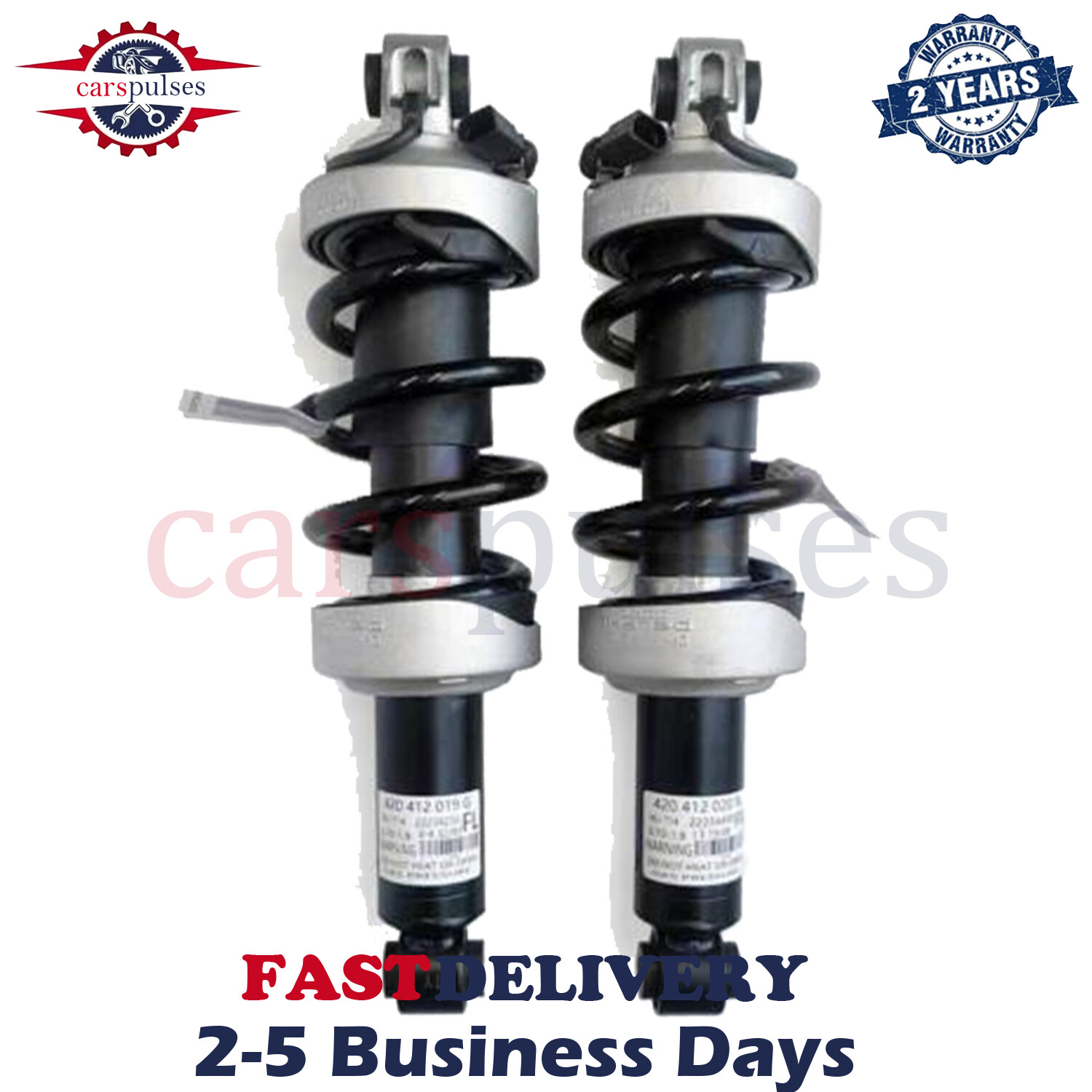 2x Front Shock Absorber Struts w/Magnetic Ride Fit 2007-2015 Audi R8 V8 4.2 FSI