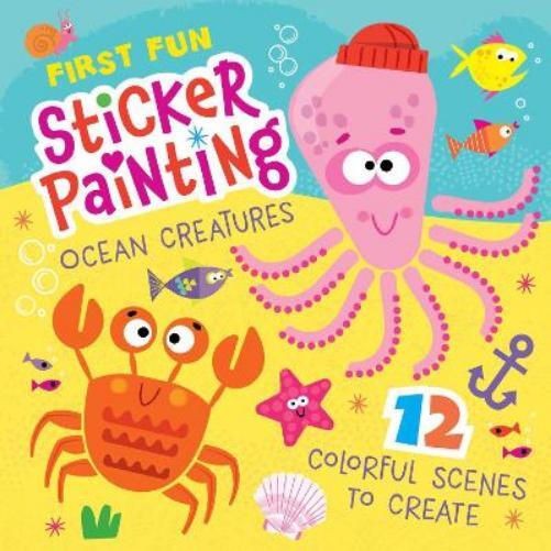 Edward Miller III First Fun Sticker Painting: Ocean Creatures (Tascabile)