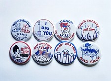 Vintage Reproduction Pinback Buttons Magnets Bottle Openers. Set 35