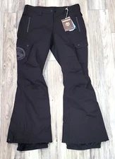 NWT - Napapijri Womens Taped Seams Mariz Black MurphyTech Ski Pants Sz Large