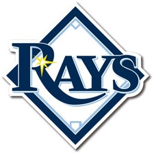 Tampa Bay Rays Decal / Sticker Die cut