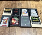 Atari Games Lot Of 8 Cartridges Untested