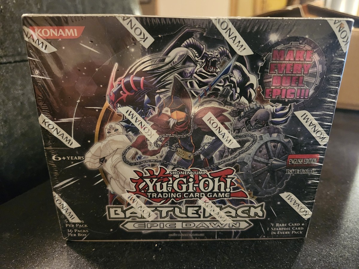 yugioh epic dawn booster box Amazon.com: YuGiOh Epic Dawn Battle Pack Unlimited Booster Box 36 Packs :  Toys & Games main image 1