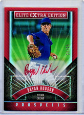 2015 Panini Elite Extra Edition Aspirations 10/25 Bryan Hudson #83 Red Auto