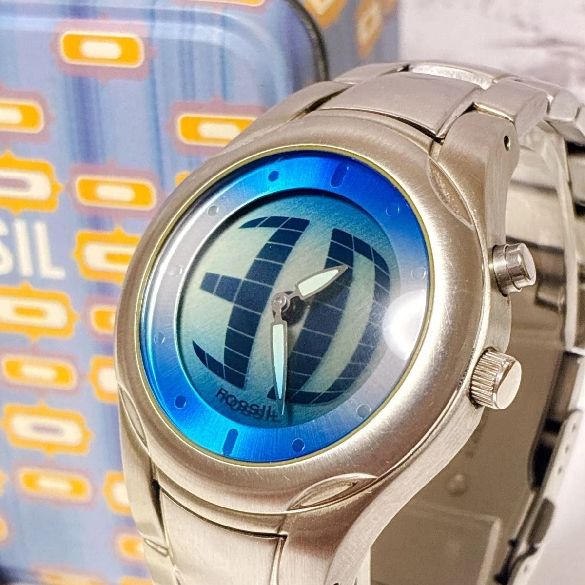 Fossil Big Tic Silver Wristwatches for sale | eBay