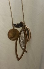 Henri Mendel New York Multi-Charm Gold Colored Necklace