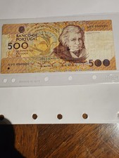 Portugal 500 Escudos Banknote Mousinho Da Silveira 1998