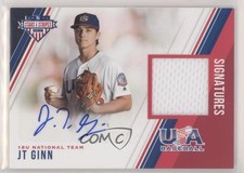 2018 USA Baseball Stars & Stripes and Material Signatures /299 JT Ginn Auto 0g4