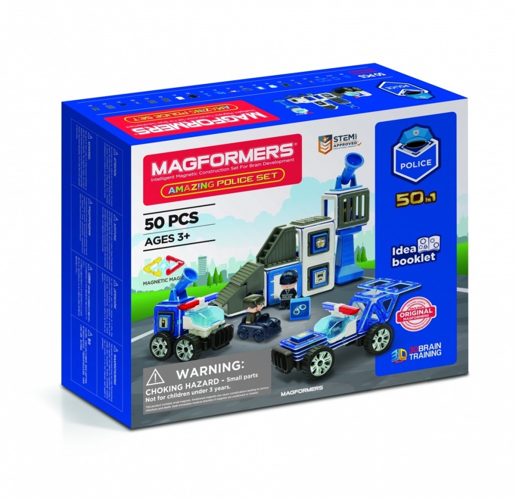730658170021 Строительные блоки Magformers Полицейский набор Magformers 18390₽