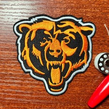Chicago Bears Patch 3.25x3.25" NFL Football Sports ChiTown Embroidered Iron On