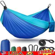 Heavy Duty Portable Camping Hammock Extra Large Outdoor Relaxation Multi Use