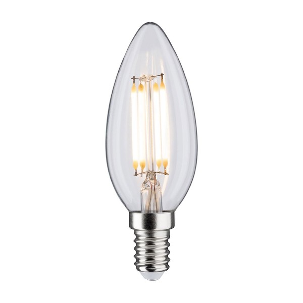 Paulmann Led Filament Leuchtmittel Kerze 4,5W = 40W E14 Klar Warmweiß 2700K-image