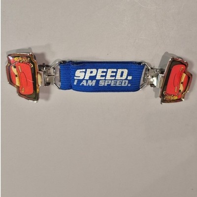 Disney Pixar Cars Lightning McQueen Mitten Clips Blue Speed I Am Speed Red Metal