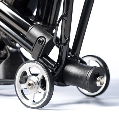 Easy Wheels für Brompton Räder schwarz silber