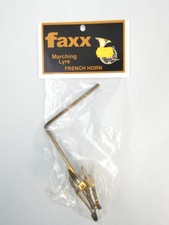 Faxx Marching French Horn Lyre   Gold Color Finish