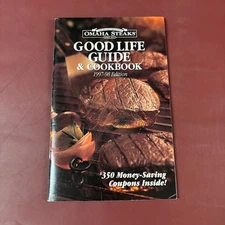 Omaha Steaks Good Life Guide & Cookbook 1997–98 w/ Coupons Vintage Catalog🌸