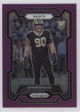 2023 Panini Prizm Rookies Purple Prizm 8/125 Bryan Bresee #372 0b3