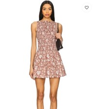 Faithfull The Brand Revolve Noa Mini Dress In Sun Flora Size 6