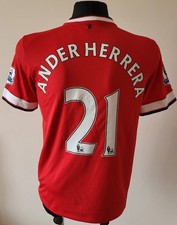 Manchester United 2014 - 2015 Home football Nike shirt #21 Ander Herrera size M