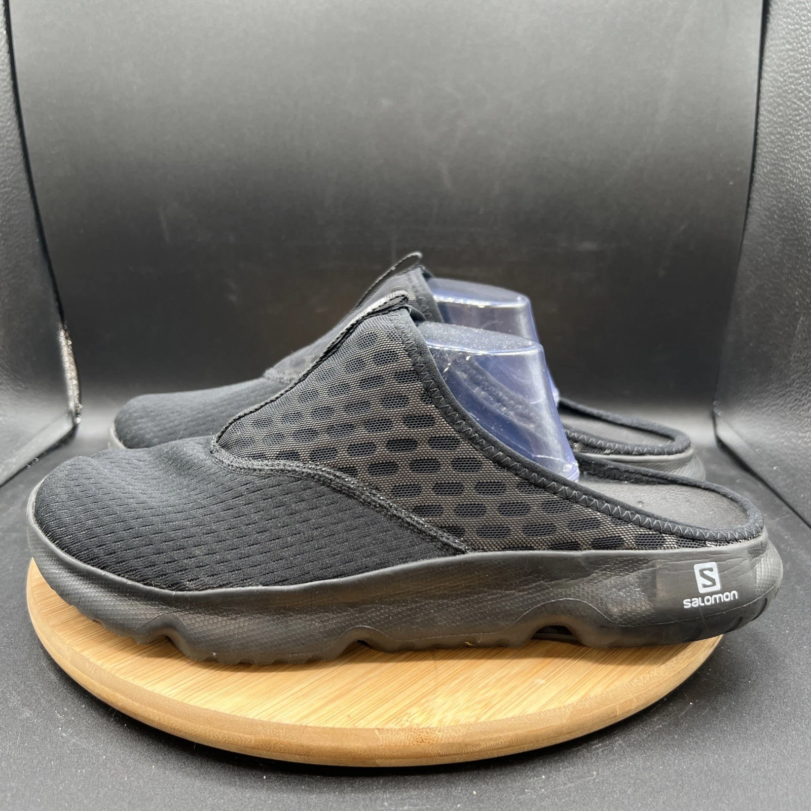 Salomon Reelax Slide 5.0 sandali uomo taglia 13 nero 412782 comfort lifestyle