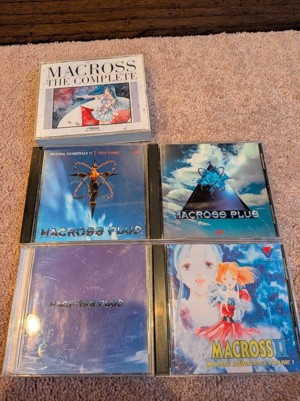 Macross Soundtrack CDs Lot Anime Compilation Yoko Kanno Japanese